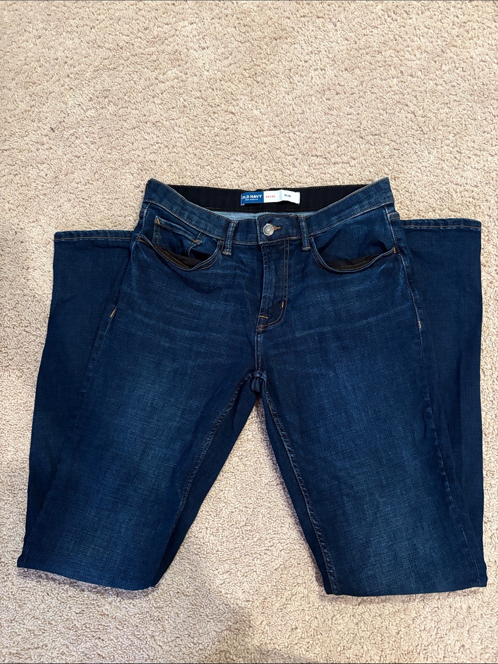 EUC-Old Navy Men’s Dark Indigo Slim Fit Jeans 32x36